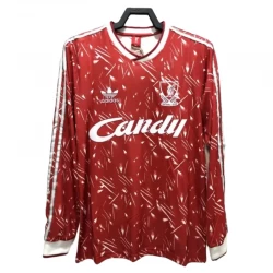 Liverpool FC Retro Trikot 1989-91 Heim Herren Langarm