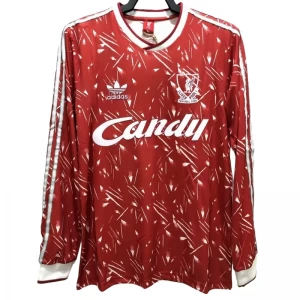 Liverpool FC Retro Trikot 1989-91 Heim Herren Langarm