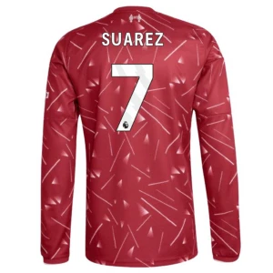Liverpool FC Suarez #7 Fußballtrikot 2026-27 Heimtrikot Herren Langarm