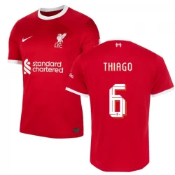 Liverpool FC Thiago #6 Fußballtrikots 2023-24 UCL Heimtrikot Herren