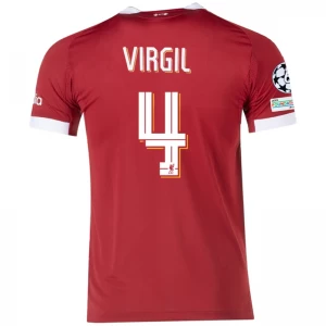 Liverpool FC Virgil van Dijk #4 Fußballtrikot 2025-26 Champions League Heimtrikot Herren