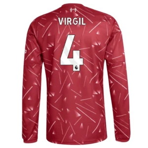 Liverpool FC Virgil van Dijk #4 Fußballtrikot 2026-27 Heimtrikot Herren Langarm