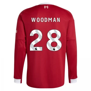 Liverpool FC Woodman #28 Fußballtrikot 2025-26 Heimtrikot Herren Langarm