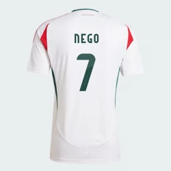 Loic Nego #7 Ungarn Fußballtrikots EM 2024 Auswärtstrikot Herren