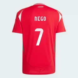 Loic Nego #7 Ungarn Fußballtrikots EM 2024 Heimtrikot Herren