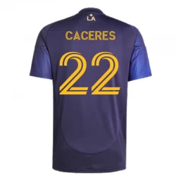 Los Angeles Galaxy Fußballtrikot 2025-26 Caceres #22 Auswärtstrikot Herren