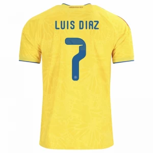 Luis Diaz #7 Kolumbien Fußballtrikot WM 2026 Heimtrikot Herren