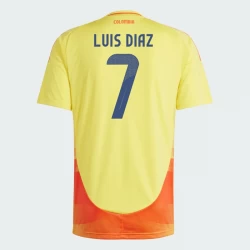 Luis Diaz #7 Kolumbien Fußballtrikots Copa America 2024 Heimtrikot Herren
