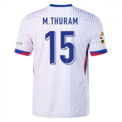 M. Thuram #15 Frankreich Fußballtrikots EM 2024 Auswärtstrikot Herren