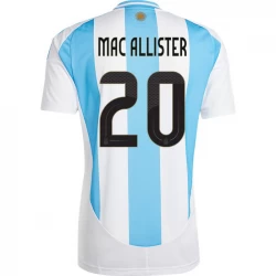 Mac Allister #20 Argentinien Fußballtrikots Copa America 2024 Heimtrikot Herren
