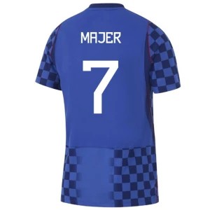 Majer #7 Kroatien Fußballtrikot WM 2026 Auswärtstrikot Herren