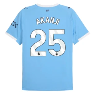 Manchester City Akanji #25 Fußballtrikot 2025-26 Heimtrikot Herren