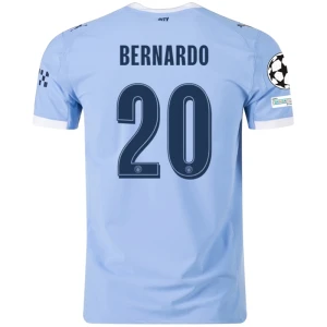 Manchester City Bernardo Silva #20 Fußballtrikot 2025-26 Champions League Heimtrikot Herren
