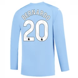 Manchester City Bernardo Silva #20 Fußballtrikots 2023-24 Heimtrikot Herren Langarm