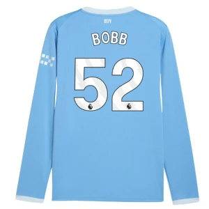 Manchester City Bobb #52 Fußballtrikot 2026-27 Heimtrikot Herren Langarm
