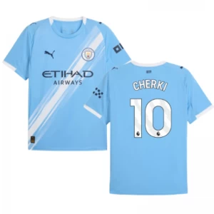 Manchester City Cherki #10 Fußballtrikot 2025-26 Heimtrikot Herren