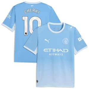Manchester City Cherki #10 Fußballtrikot 2026-27 Heimtrikot Herren