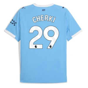 Manchester City Cherki #29 Fußballtrikot 2025-26 Heimtrikot Herren