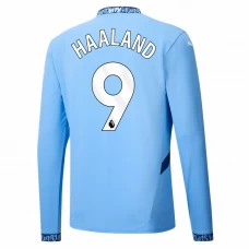 Manchester City Erling Haaland #9 Fußballtrikot 2024-25 Heimtrikot Herren Langarm