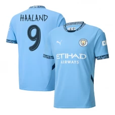 Manchester City Erling Haaland #9 Fußballtrikot 2024-25 UCL Heimtrikot Herren