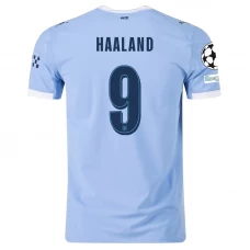 Manchester City Erling Haaland #9 Fußballtrikot 2025-26 Champions League Heimtrikot Herren