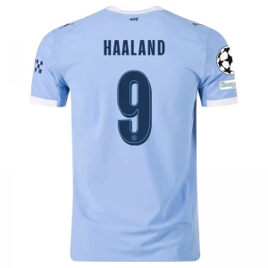 Manchester City Erling Haaland #9 Fußballtrikot 2025-26 Champions League Heimtrikot Herren