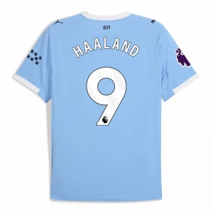 Manchester City Erling Haaland #9 Fußballtrikot 2025-26 Heimtrikot Herren