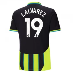 Manchester City Fußballtrikot 2024-25 J. Alvarez #19 Auswärtstrikot Herren