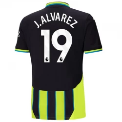 Manchester City Fußballtrikot 2024-25 J. Alvarez #9 Auswärtstrikot Herren