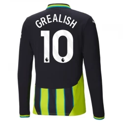 Manchester City Fußballtrikot 2024-25 Jack Grealish #10 Auswärtstrikot Herren Langarm
