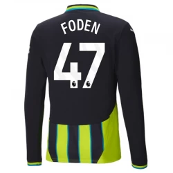 Manchester City Fußballtrikot 2024-25 Phil Foden #47 Auswärtstrikot Herren Langarm