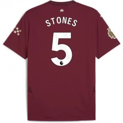 Manchester City Fußballtrikot 2024-25 Stones #5 Auswärtstrikot Herren