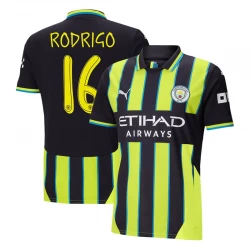 Manchester City Fußballtrikot 2024-25 UCL Rodrigo #16 Auswärtstrikot Herren