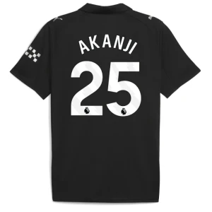 Manchester City Fußballtrikot 2025-26 Akanji #25 Auswärtstrikot Herren