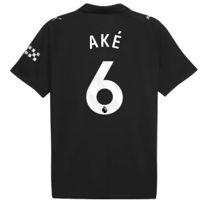 Manchester City Fußballtrikot 2025-26 Ake #6 Auswärtstrikot Herren