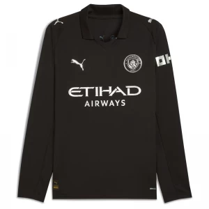 Manchester City Fußballtrikot 2025-26 Auswärtstrikot Herren Langarm