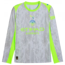 Manchester City Fußballtrikot 2025-26 Ausweichtrikot Herren Langarm