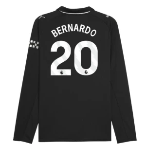 Manchester City Fußballtrikot 2025-26 Bernardo Silva #20 Auswärtstrikot Herren Langarm