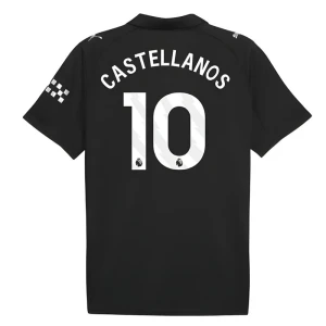 Manchester City Fußballtrikot 2025-26 Castellanos #10 Auswärtstrikot Herren