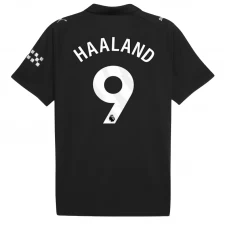 Manchester City Fußballtrikot 2025-26 Erling Haaland #9 Auswärtstrikot Herren