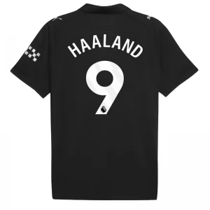Manchester City Fußballtrikot 2025-26 Erling Haaland #9 Auswärtstrikot Herren