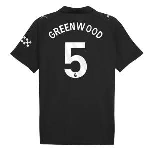 Manchester City Fußballtrikot 2025-26 Greenwood #5 Auswärtstrikot Herren
