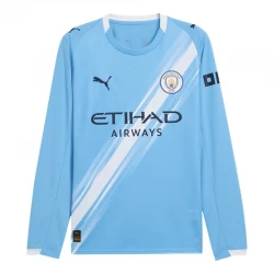 Manchester City Fußballtrikot 2025-26 Heimtrikot Herren Langarm