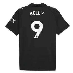 Manchester City Fußballtrikot 2025-26 Kelly #9 Auswärtstrikot Herren