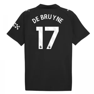 Manchester City Fußballtrikot 2025-26 Kevin De Bruyne #17 Auswärtstrikot Herren