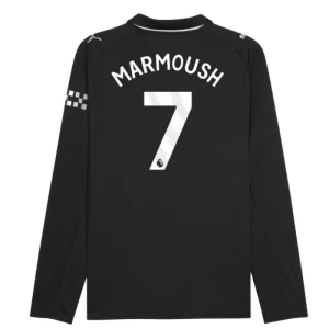 Manchester City Fußballtrikot 2025-26 Marmoush #7 Auswärtstrikot Herren Langarm