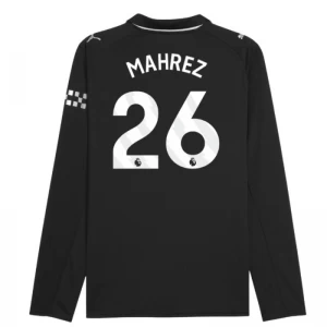 Manchester City Fußballtrikot 2025-26 Riyad Mahrez #26 Auswärtstrikot Herren Langarm