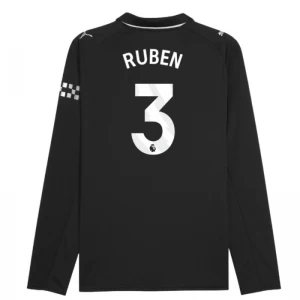Manchester City Fußballtrikot 2025-26 Ruben #3 Auswärtstrikot Herren Langarm