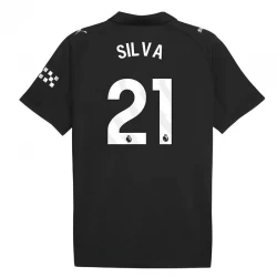 Manchester City Fußballtrikot 2025-26 Silva #21 Auswärtstrikot Herren