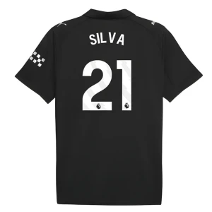 Manchester City Fußballtrikot 2025-26 Silva #21 Auswärtstrikot Herren